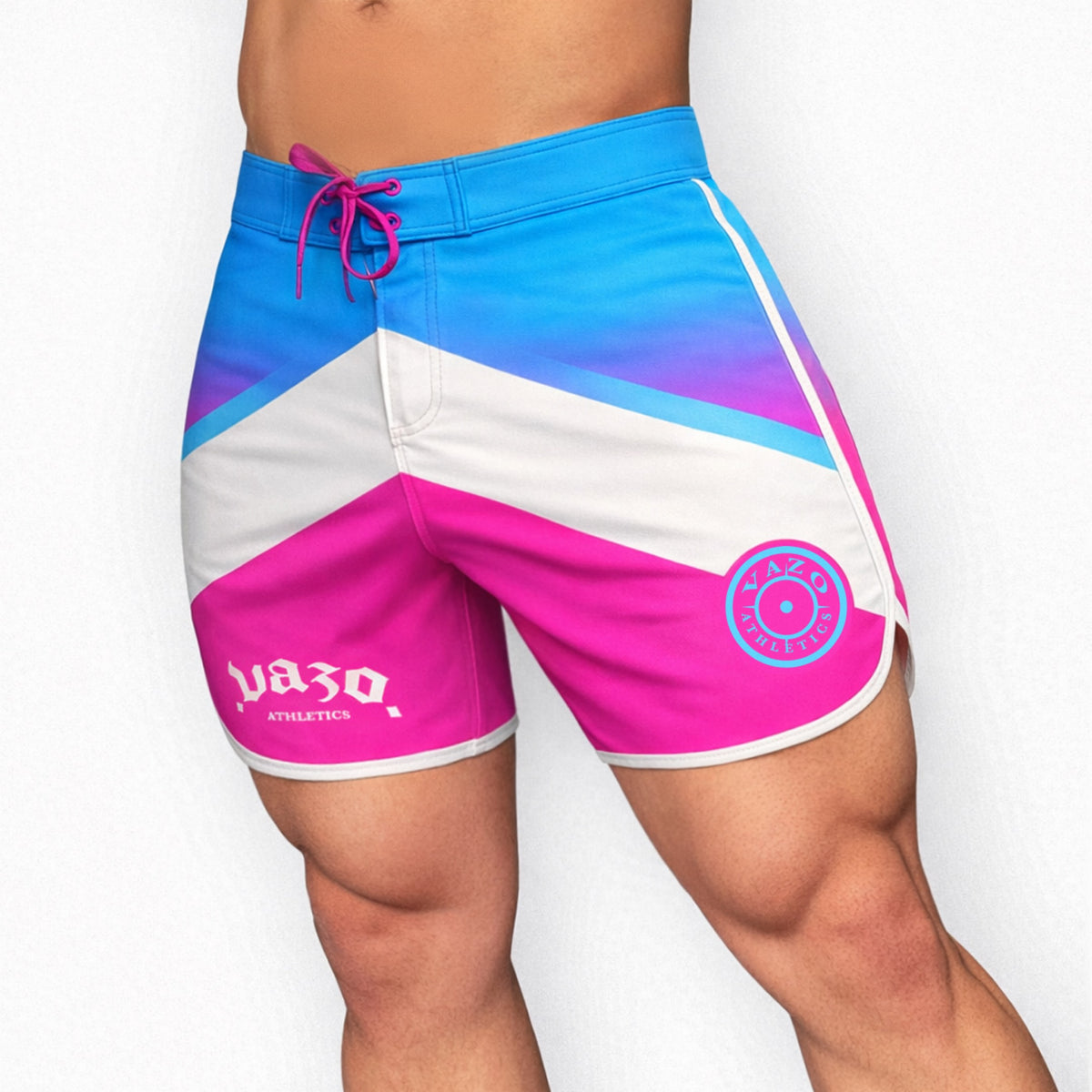 SHOWBOATER 2.0 men's physique board shorts by VAZO Athletics