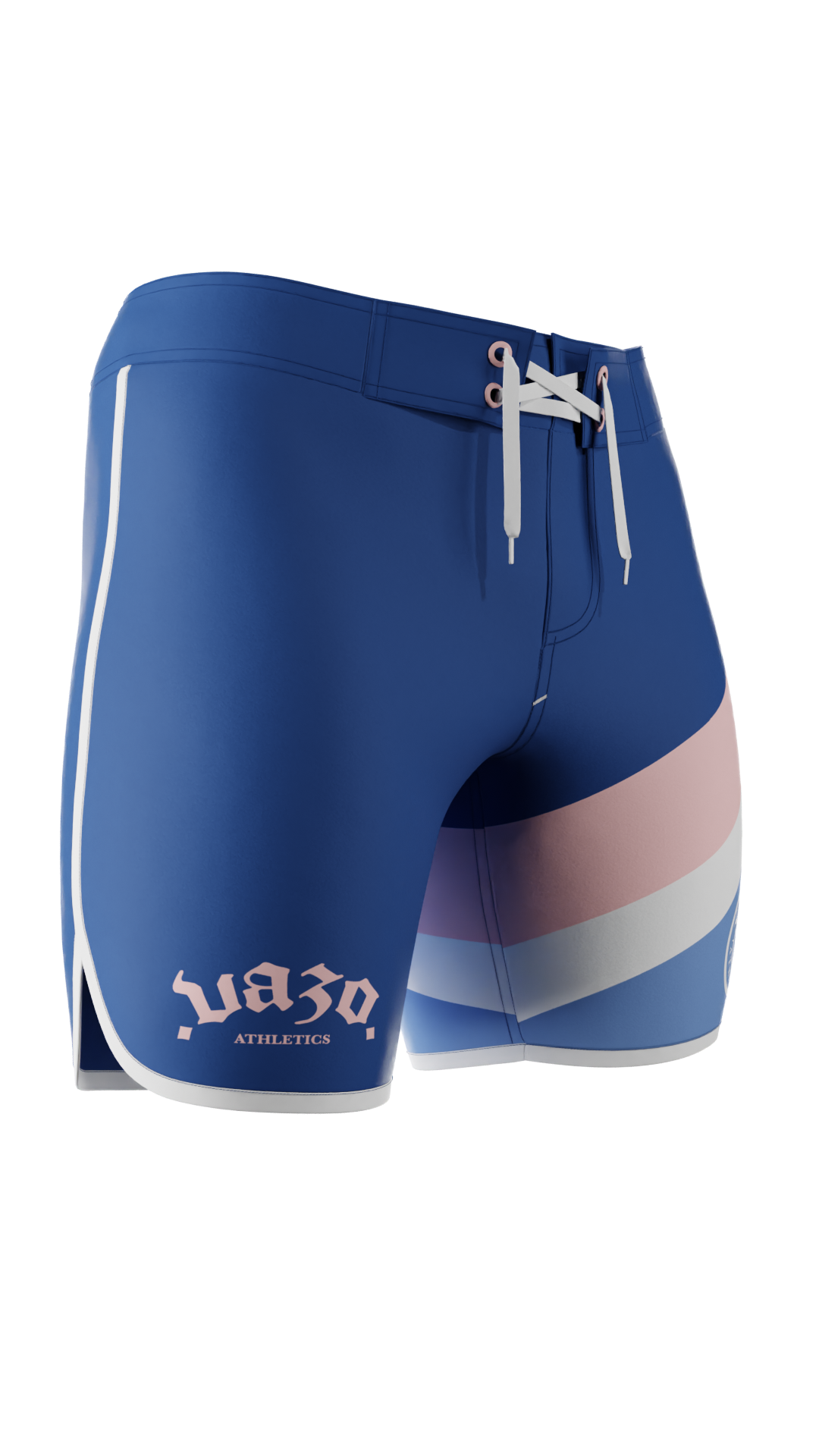 NO PLAN B men's physique board shorts by VAZO Athletics – alternate view
