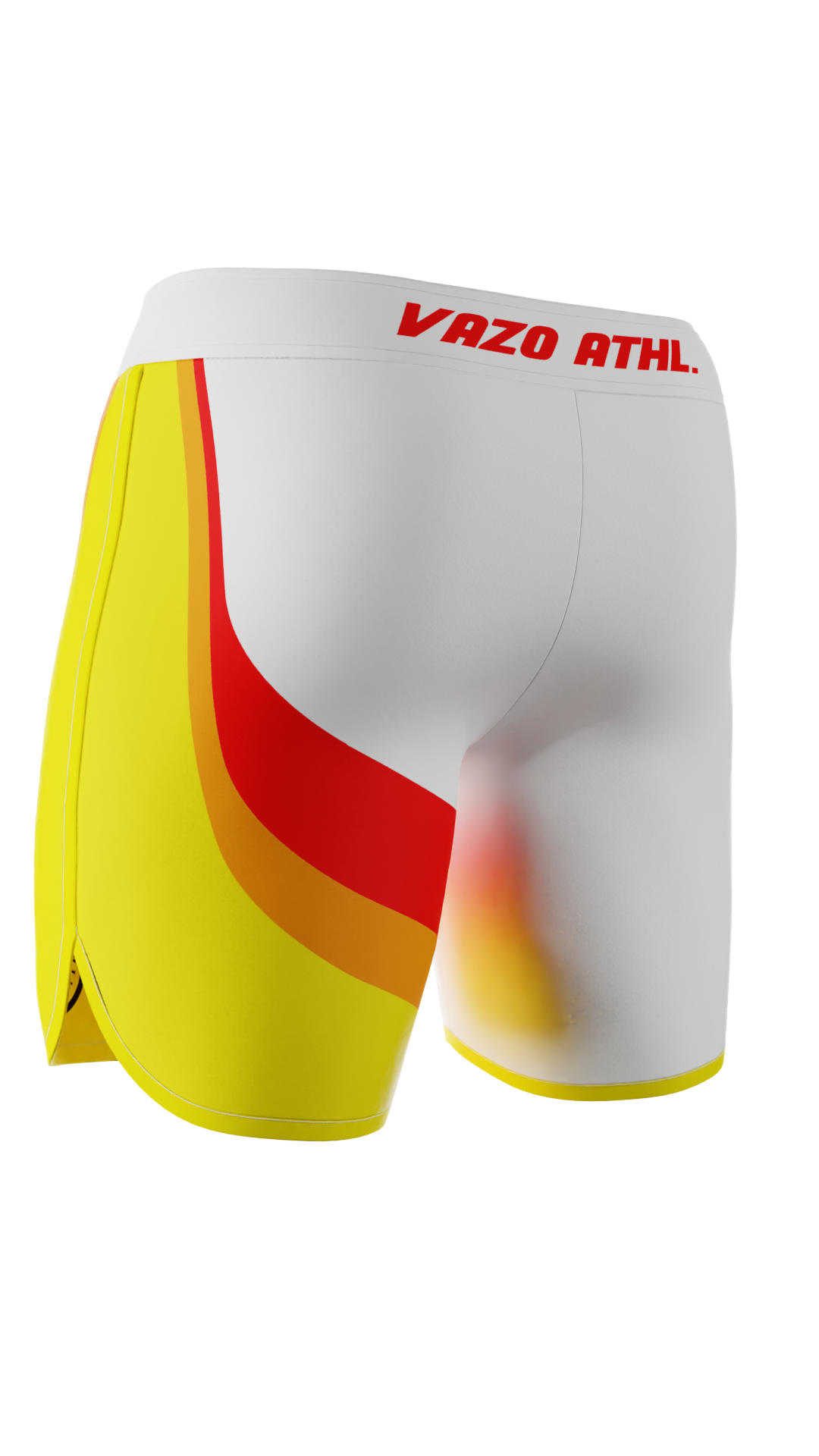 PROVE THEM WRONG men's physique board shorts by VAZO Athletics – alternate view