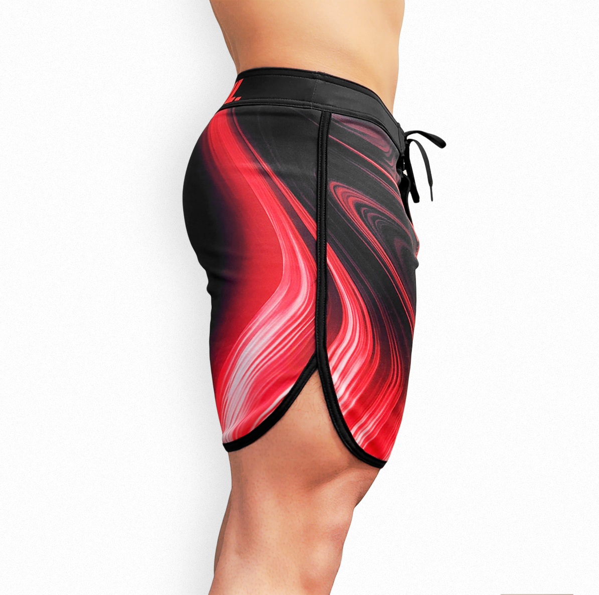 INFERNO men's physique board shorts by VAZO Athletics – alternate view